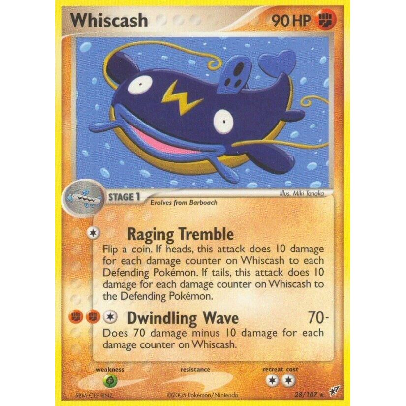 Image for Whiscash (28/107) (DX) - Pokemon