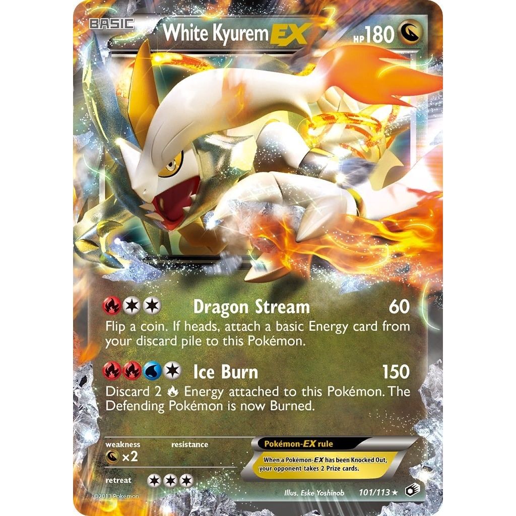 Image for White Kyurem EX (101/113) (LTR) - Pokemon