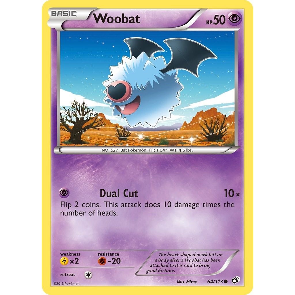 Image for Woobat (64/113) (LTR) - Pokemon