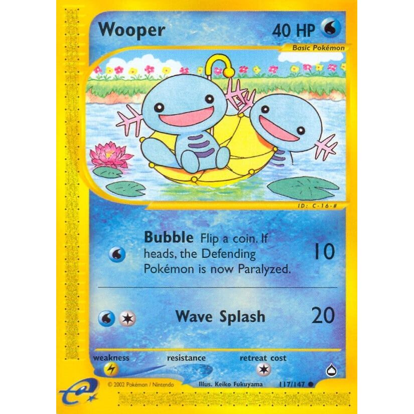 Image for Wooper (117) (117/147) (AQ) - Pokemon