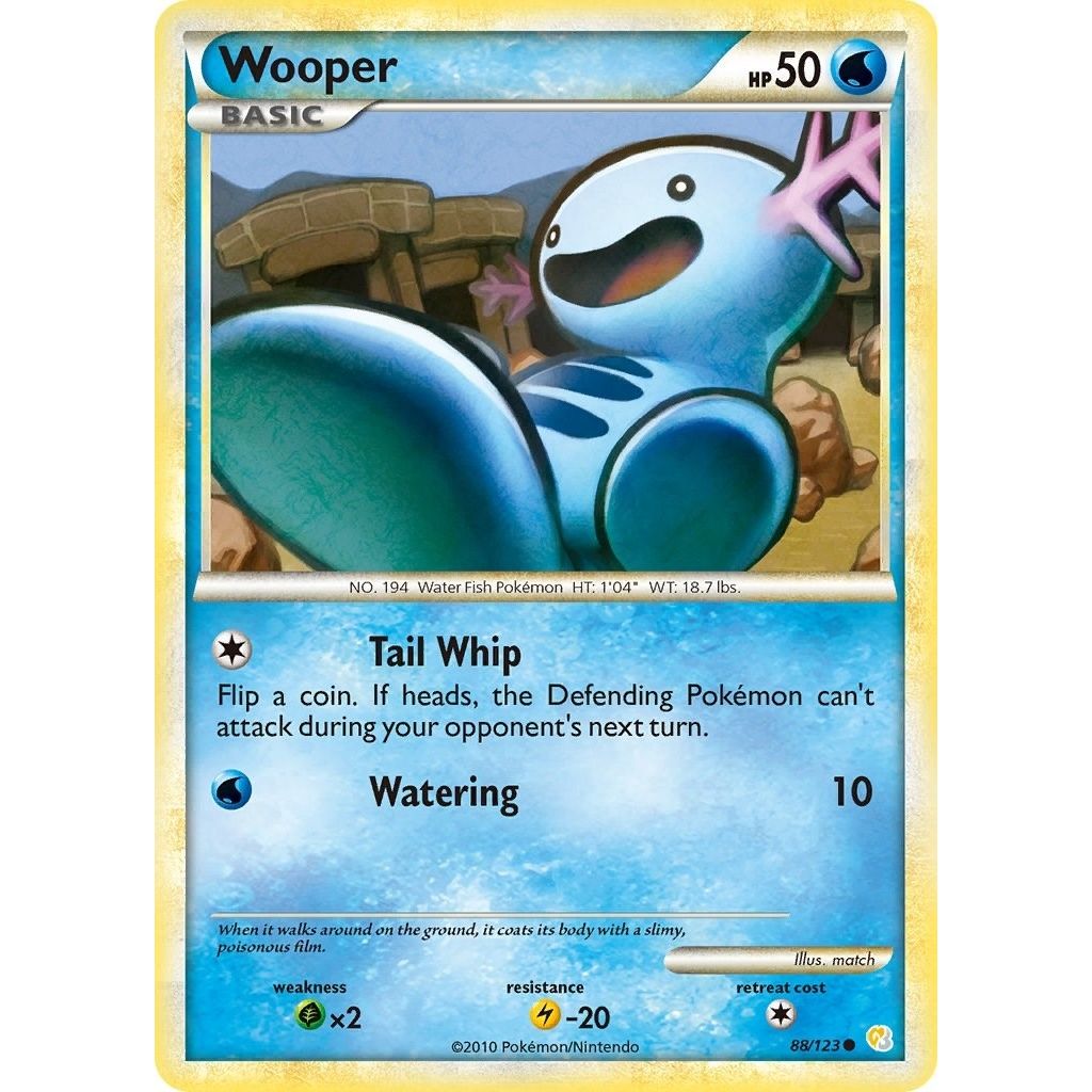Image for Wooper (88/123) (HS) - Pokemon