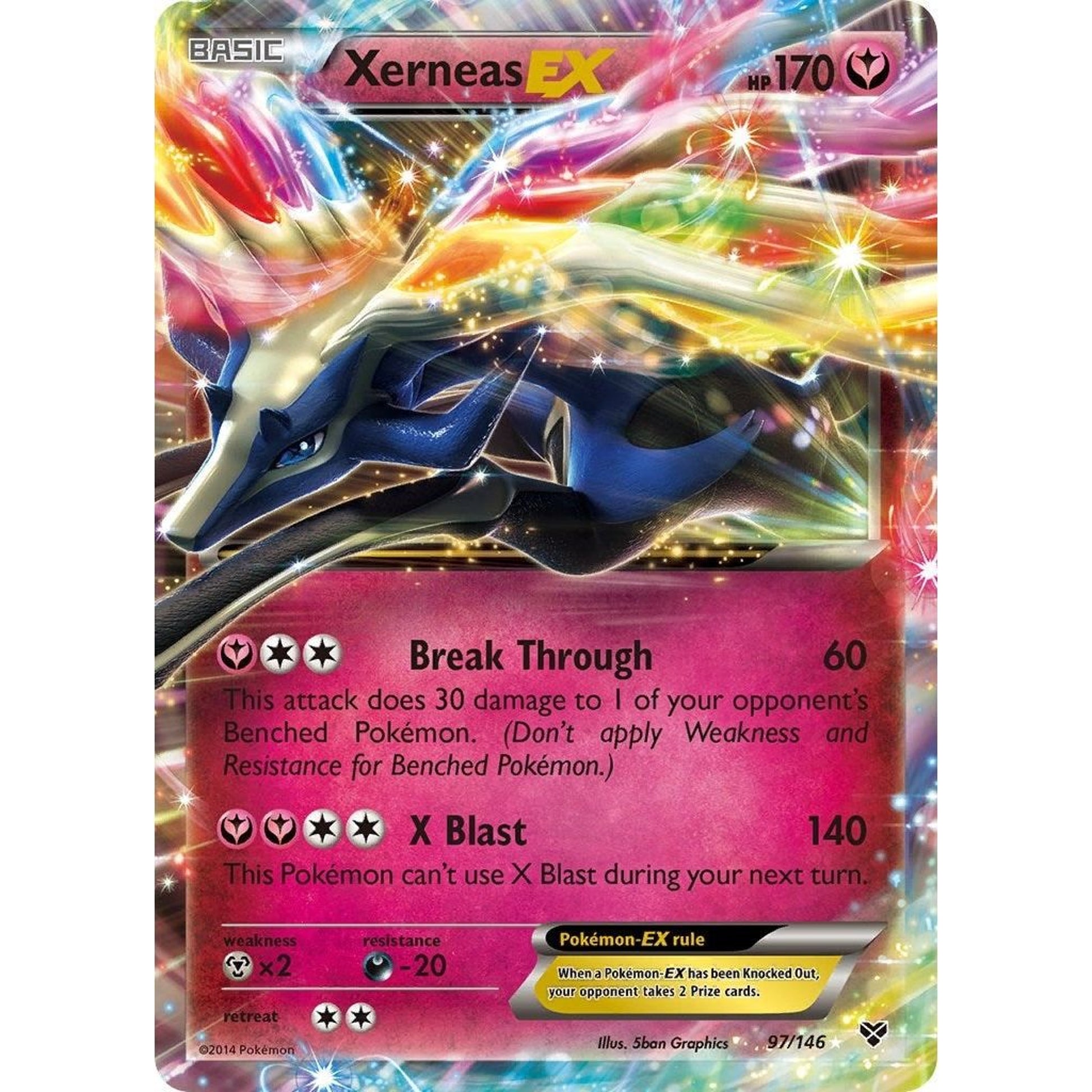 Image for Xerneas EX (97/146) (XY) - Pokemon