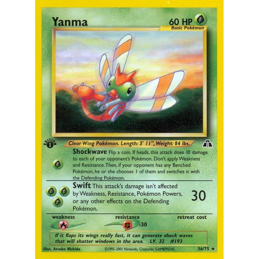 Image for Yanma (36) (36/75) (N2) - Pokemon