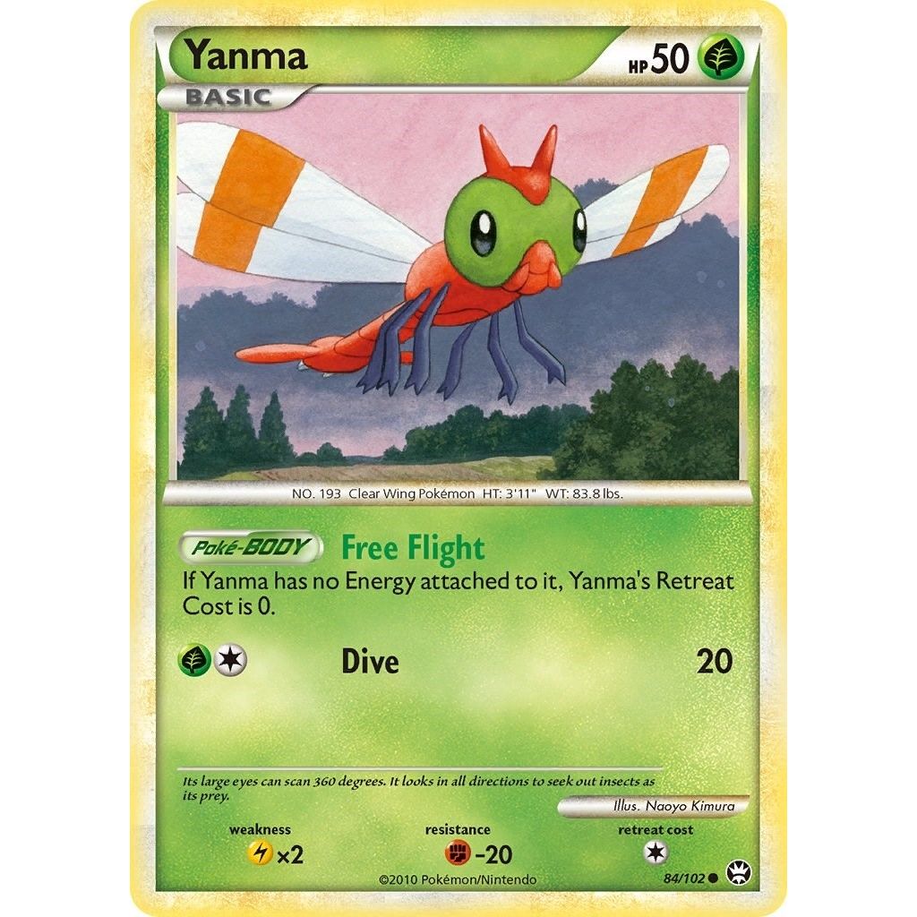 Image for Yanma (84/102) (TM) - Pokemon