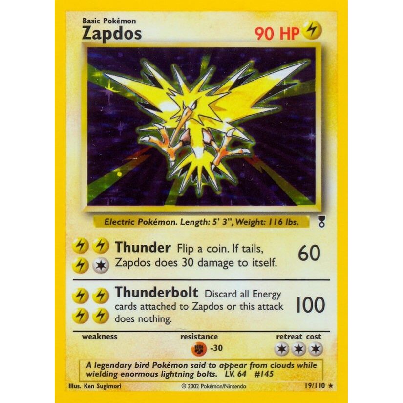 Image for Zapdos (019/110) (LC) - Pokemon