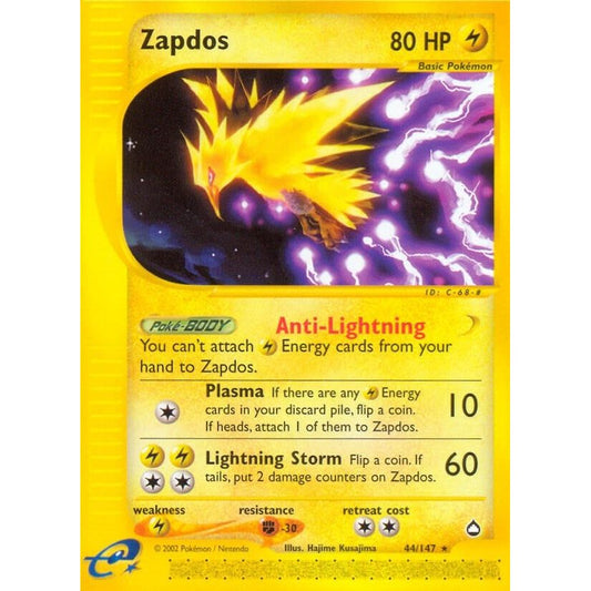 Image for Zapdos (044/147) (AQ) - Pokemon
