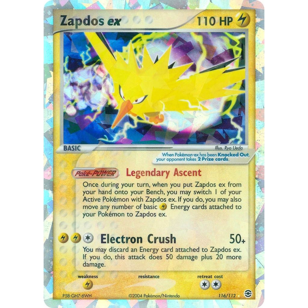 Image for Zapdos ex (116/112) (RG) - Pokemon