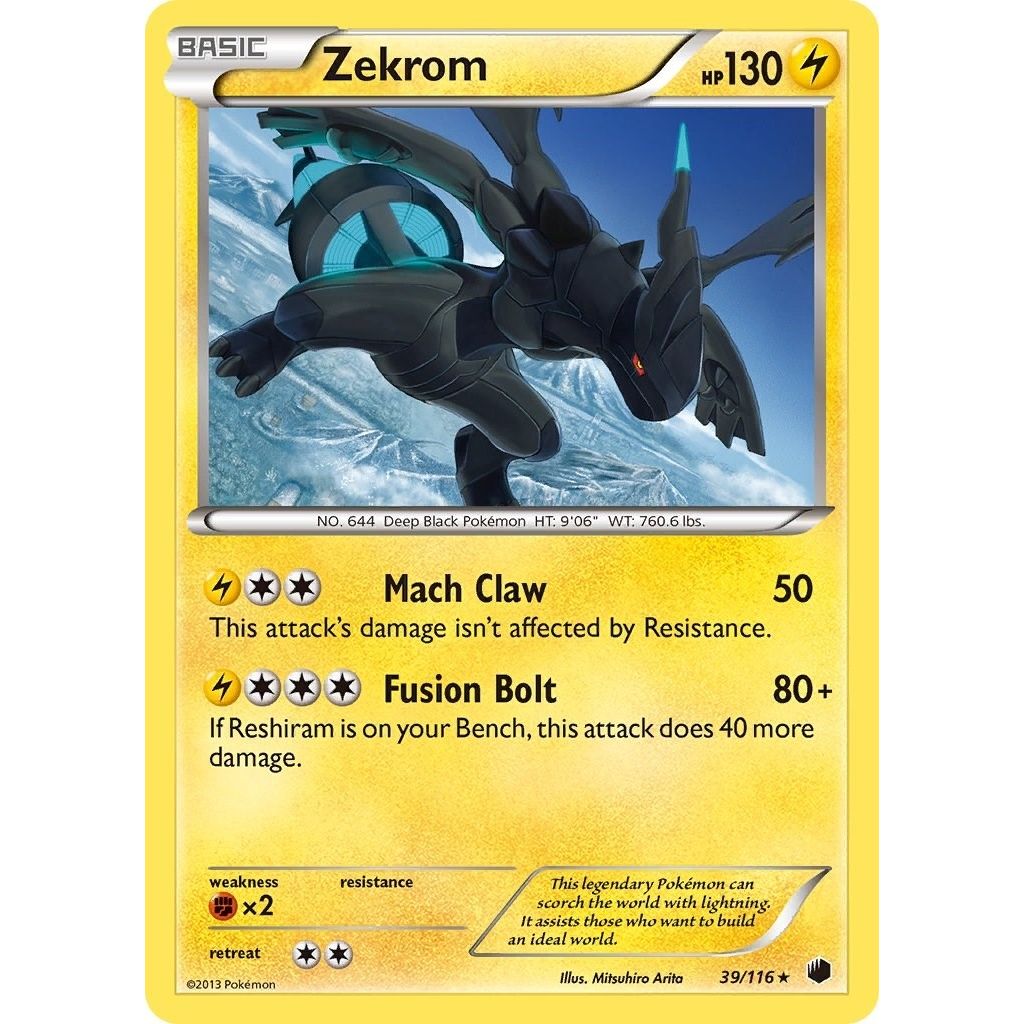 Image for Zekrom (39/116) (PLF) - Pokemon