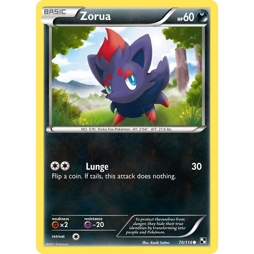 Image for Zorua (70/114) (BLW) - Pokemon