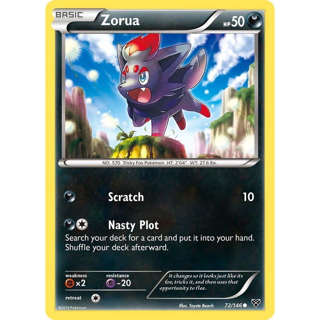 Image for Zorua (72/146) (XY) - Pokemon