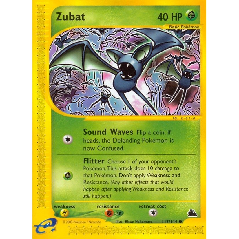 Image for Zubat (117) (117/144) (SK) - Pokemon