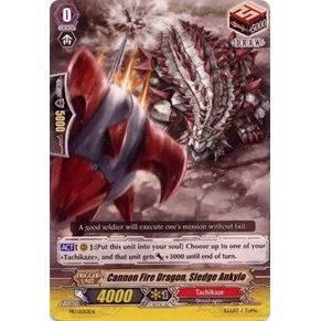Image for Cannon Fire Dragon, Sledge Ankylo (PR/0050EN) (PR) - Cardfight Vanguard