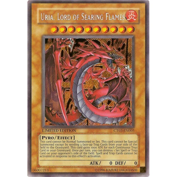 Image for Uria, Lord of Searing Flames (CT03-EN005) (CT03) - YuGiOh