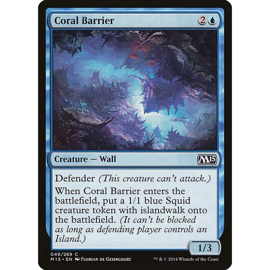 Image for Coral Barrier (49) (M15) - Magic: The Gathering