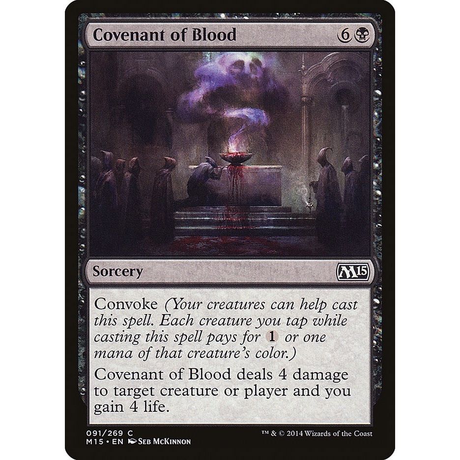 Image for Covenant of Blood (91) (M15) - Magic: The Gathering