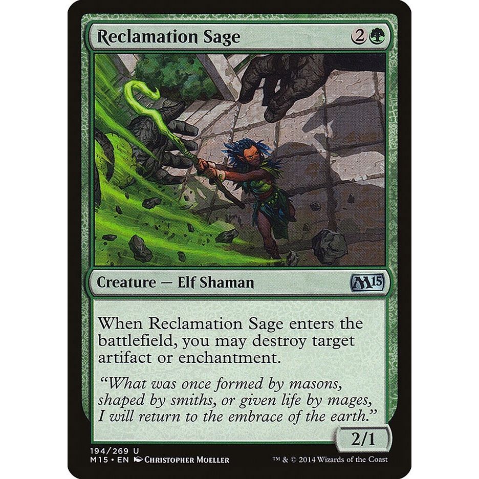 Image for Reclamation Sage (194) (M15) - Magic: The Gathering