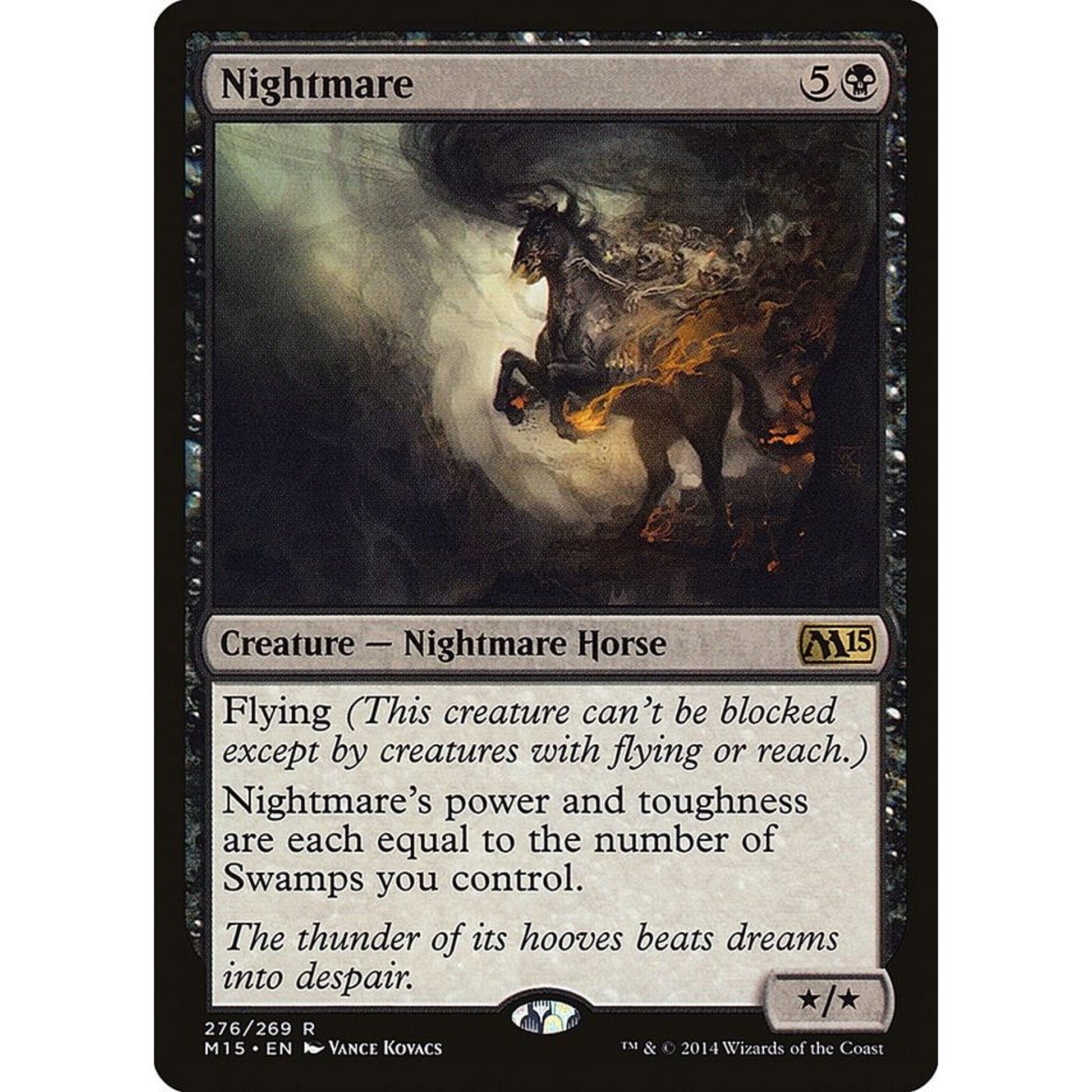Image for Nightmare (276) (M15) - Magic: The Gathering