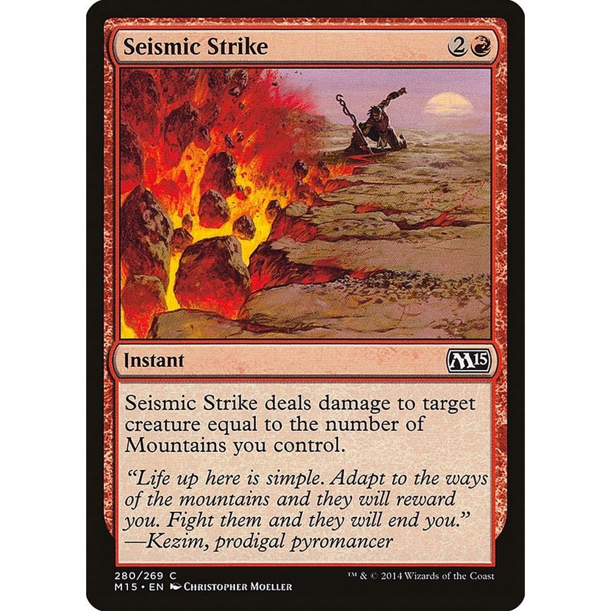 Image for Seismic Strike (280) (M15) - Magic: The Gathering