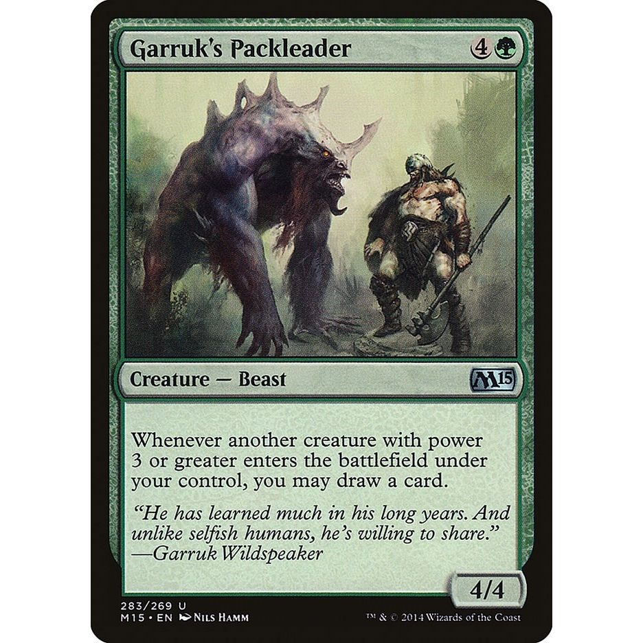Image for Garruk's Packleader (283) (M15) - Magic: The Gathering