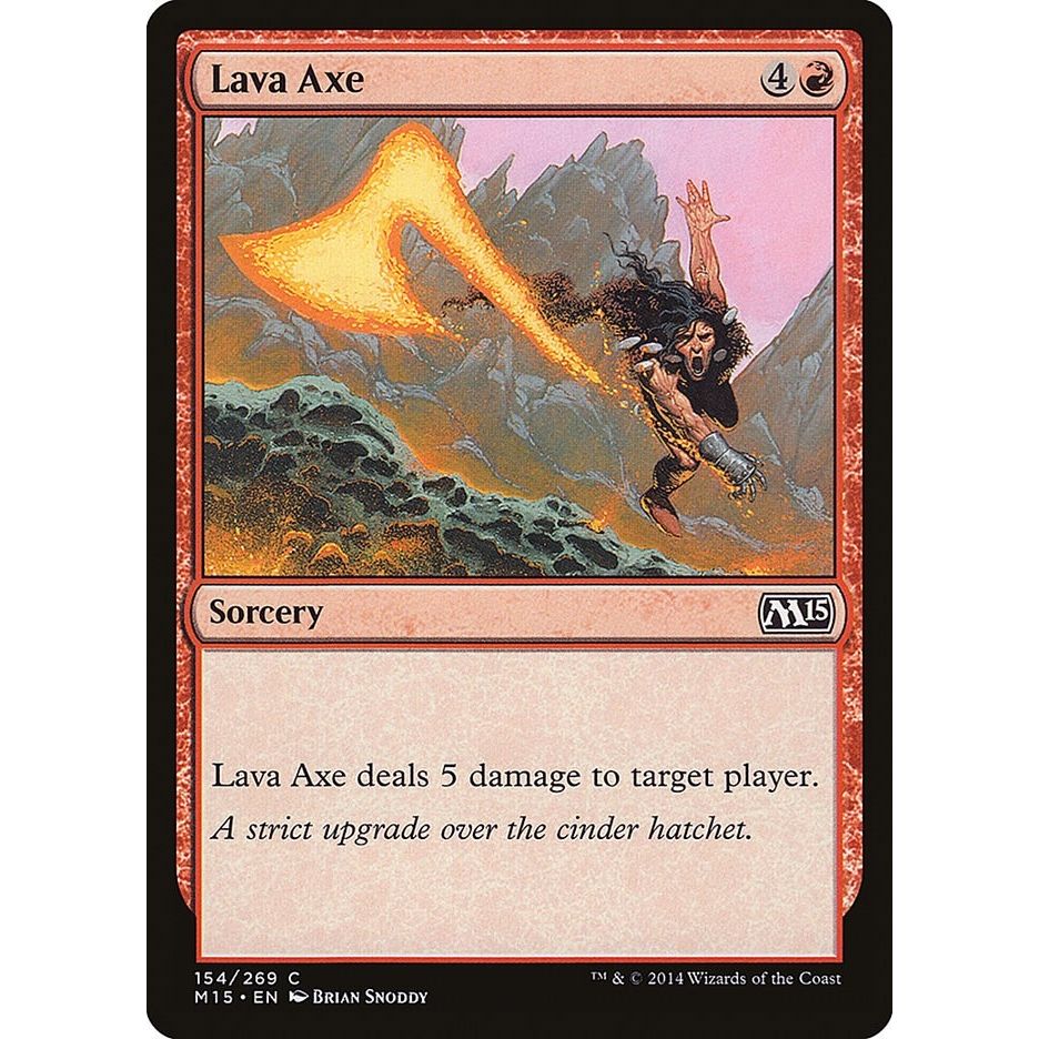 Image for Lava Axe (154) (M15) - Magic: The Gathering