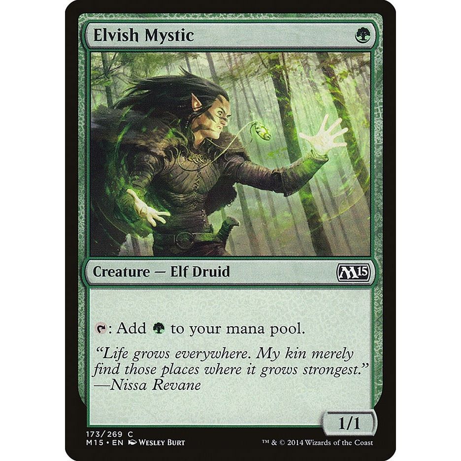 Image for Elvish Mystic (173) (M15) - Magic: The Gathering