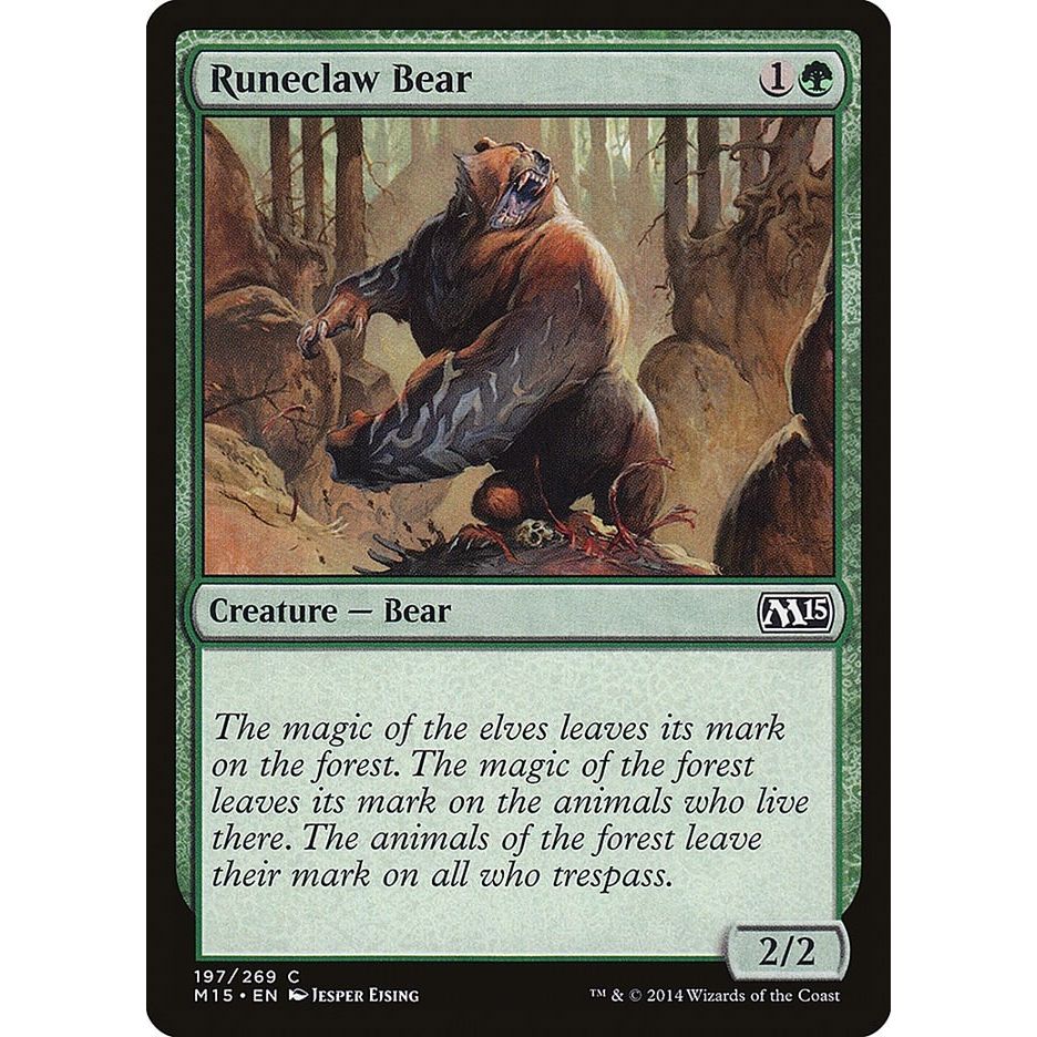 Image for Runeclaw Bear (197) (M15) - Magic: The Gathering