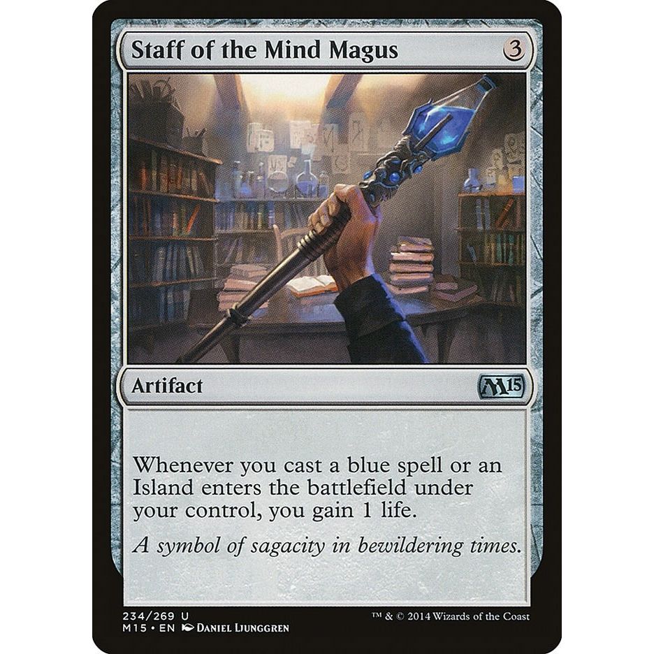 Image for Staff of the Mind Magus (234) (M15) - Magic: The Gathering