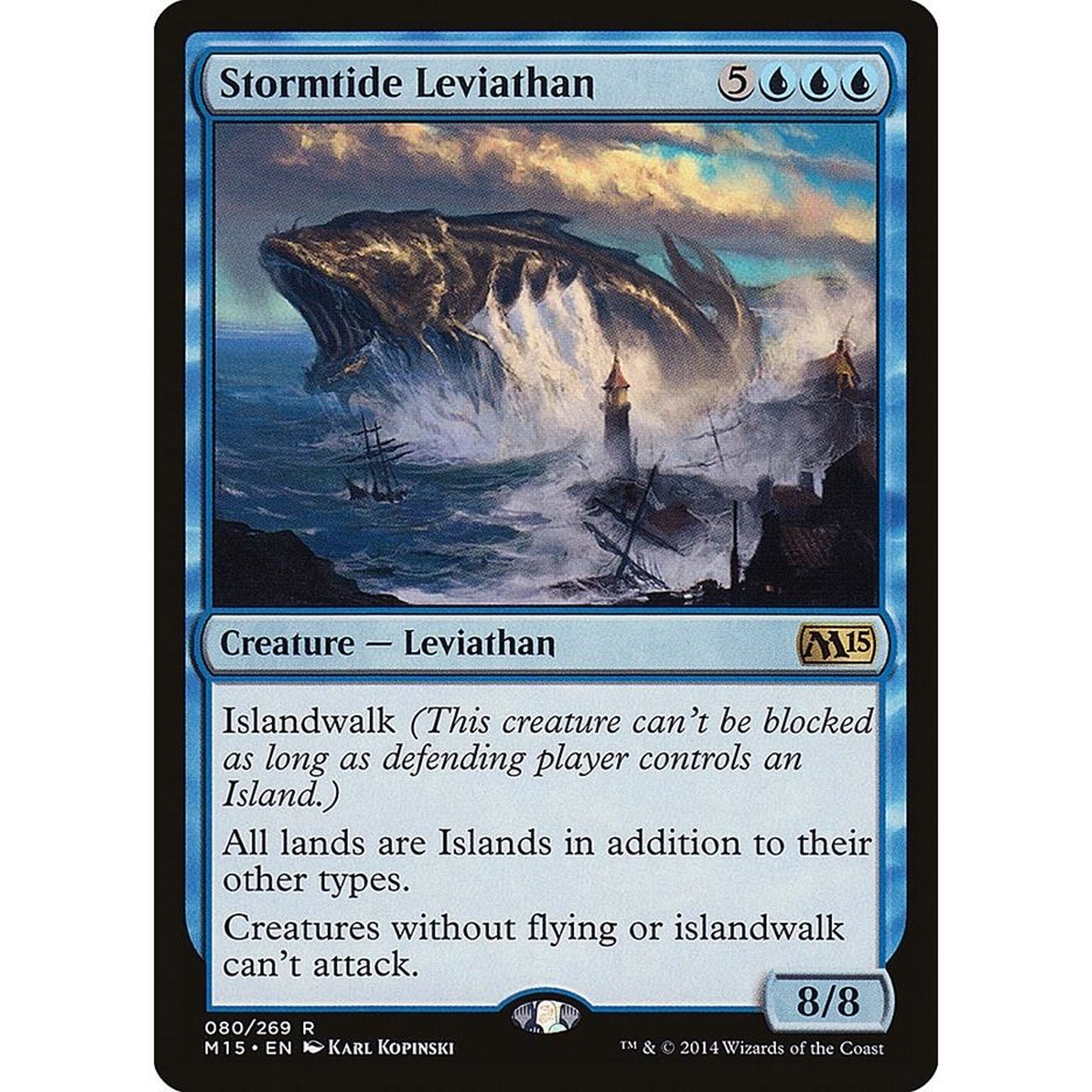 Image for Stormtide Leviathan (80) (M15) - Magic: The Gathering