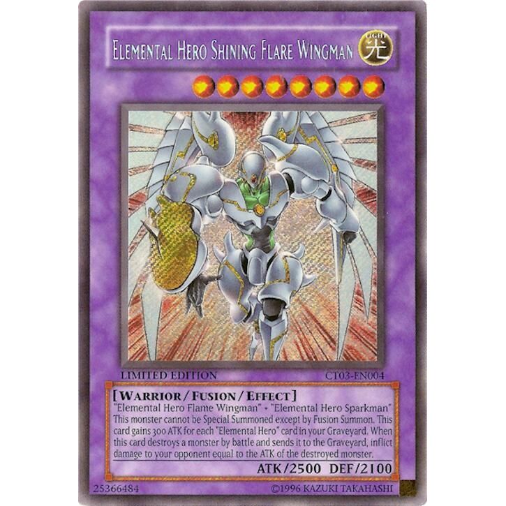 Image for Elemental HERO Shining Flare Wingman (CT03-EN004) (CT03) - YuGiOh