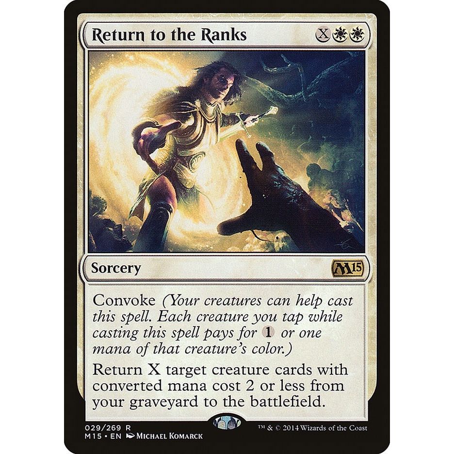 Image for Return to the Ranks (29) (M15) - Magic: The Gathering