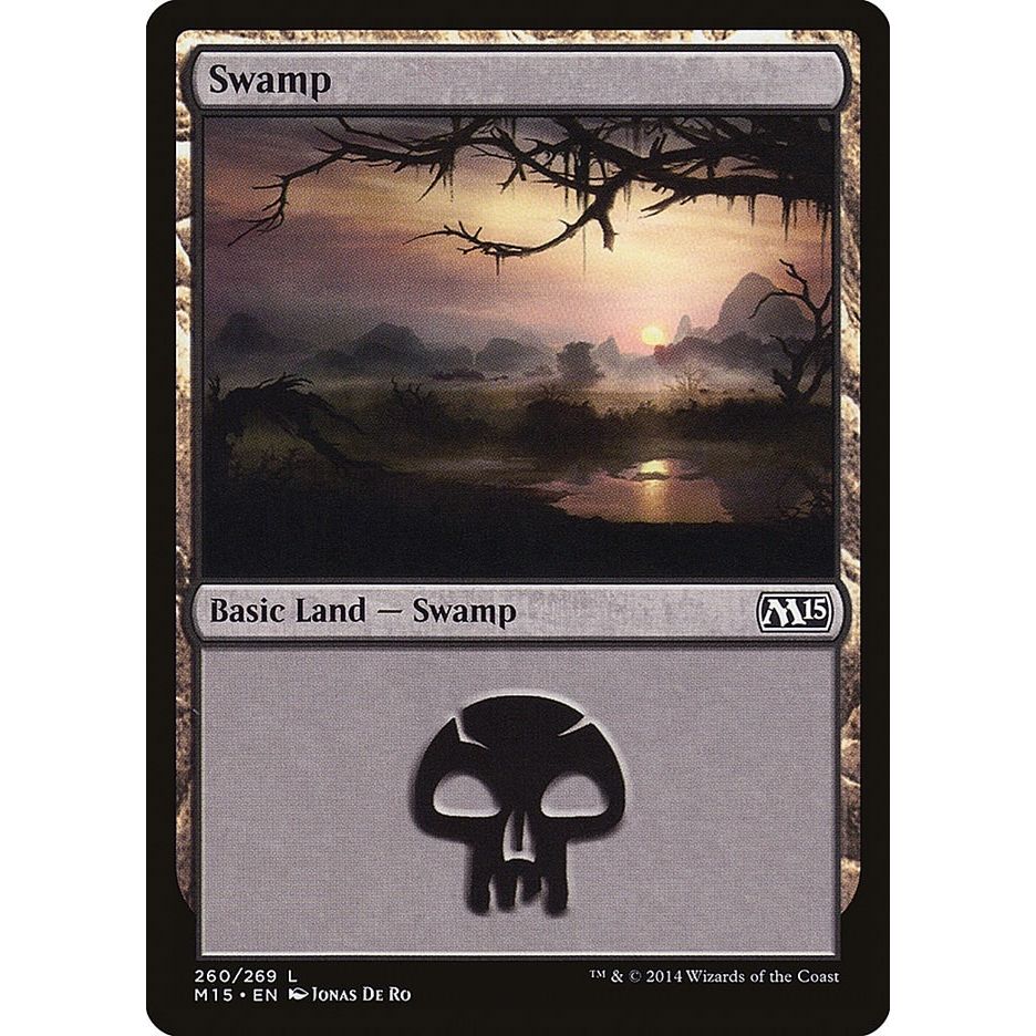 Image for Swamp (260) (260) (M15) - Magic: The Gathering