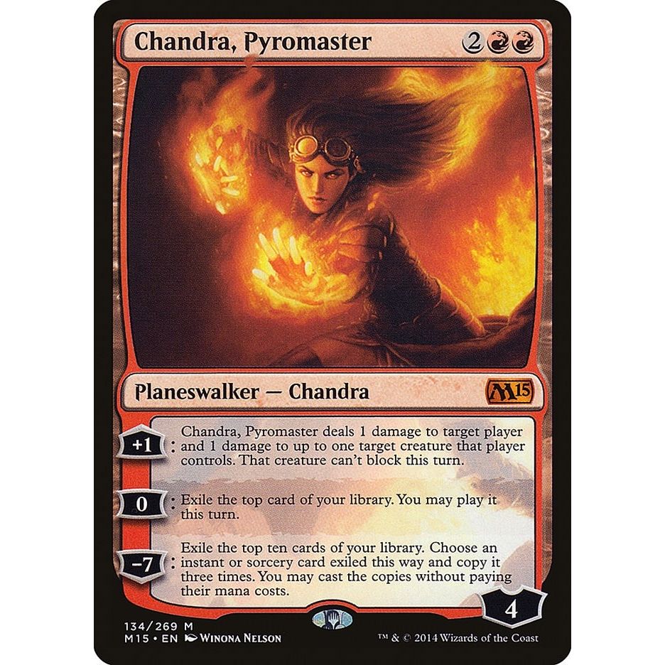 Image for Chandra, Pyromaster (134) (M15) - Magic: The Gathering