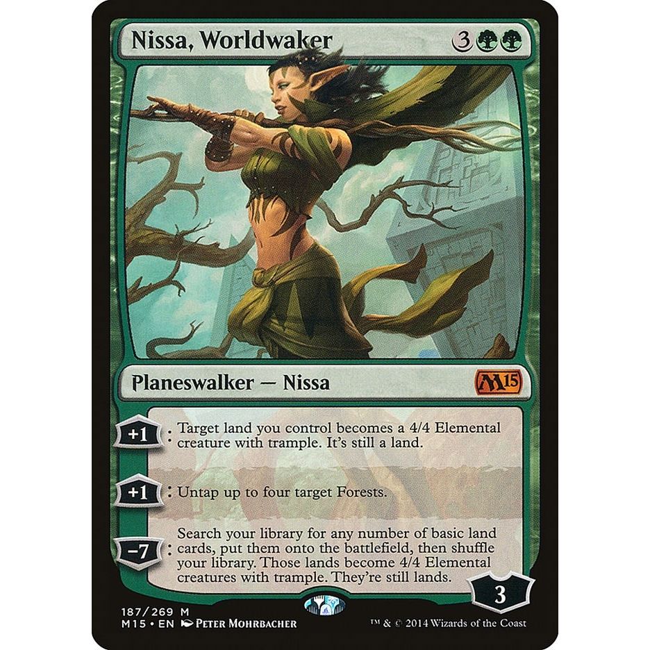 Image for Nissa, Worldwaker (187) (M15) - Magic: The Gathering