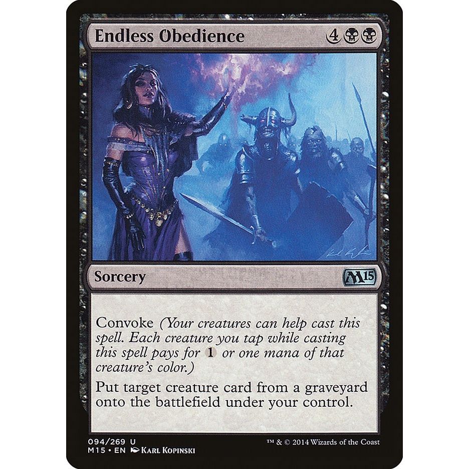 Image for Endless Obedience (94) (M15) - Magic: The Gathering