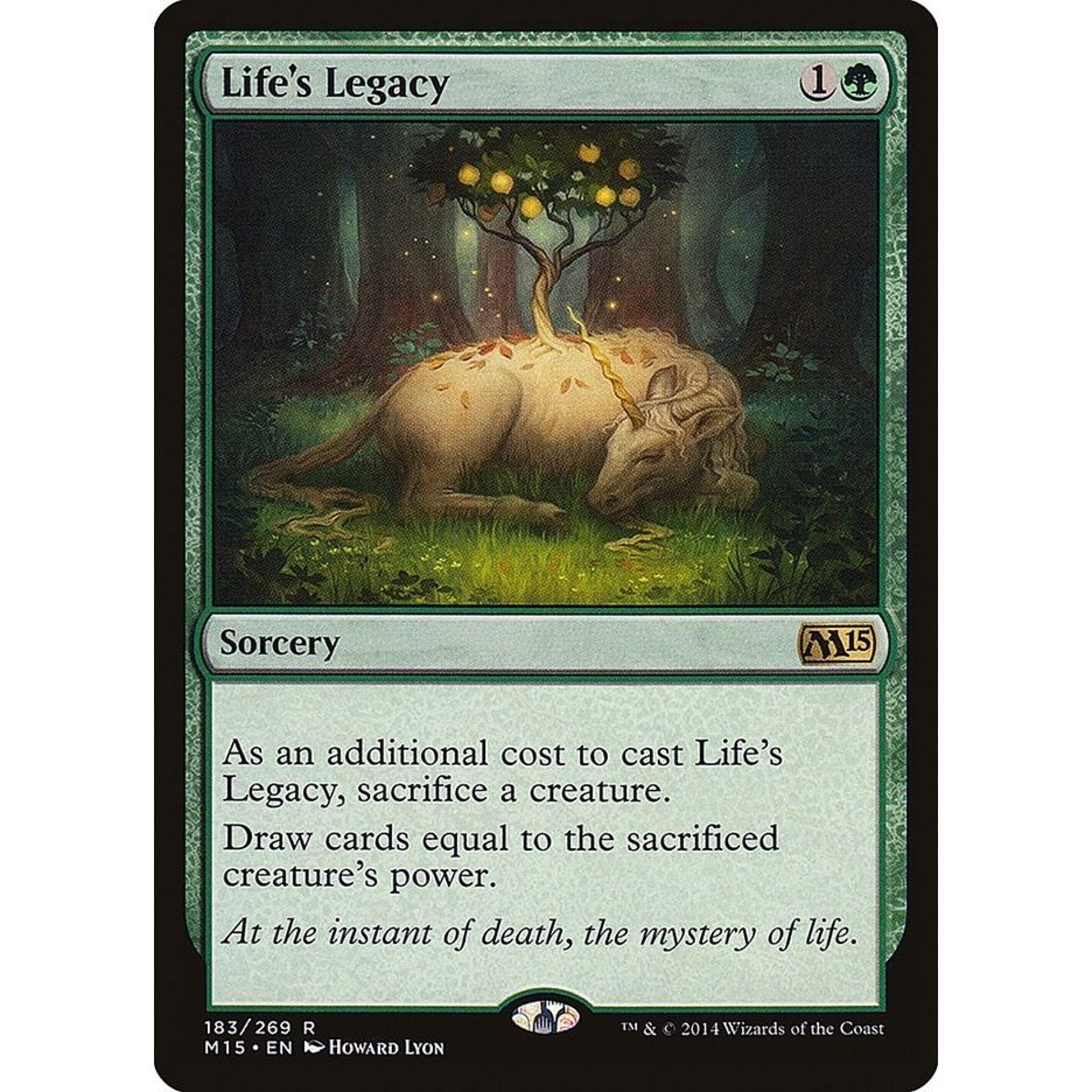 Image for Life's Legacy (183) (M15) - Magic: The Gathering
