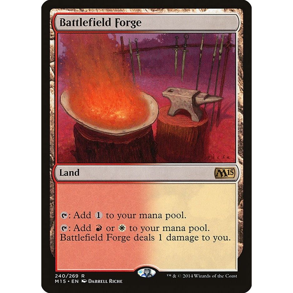 Image for Battlefield Forge (240) (M15) - Magic: The Gathering