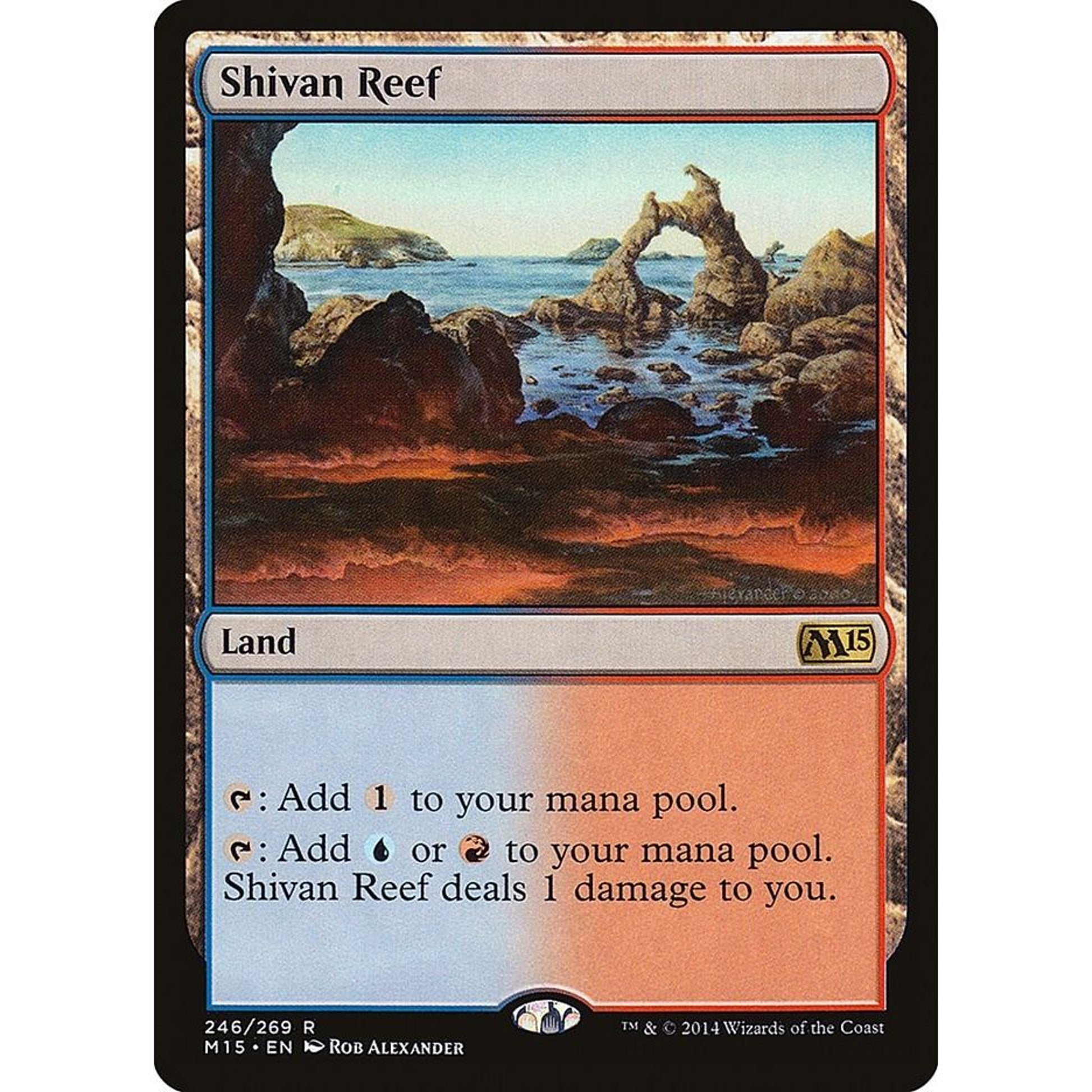 Image for Shivan Reef (246) (M15) - Magic: The Gathering