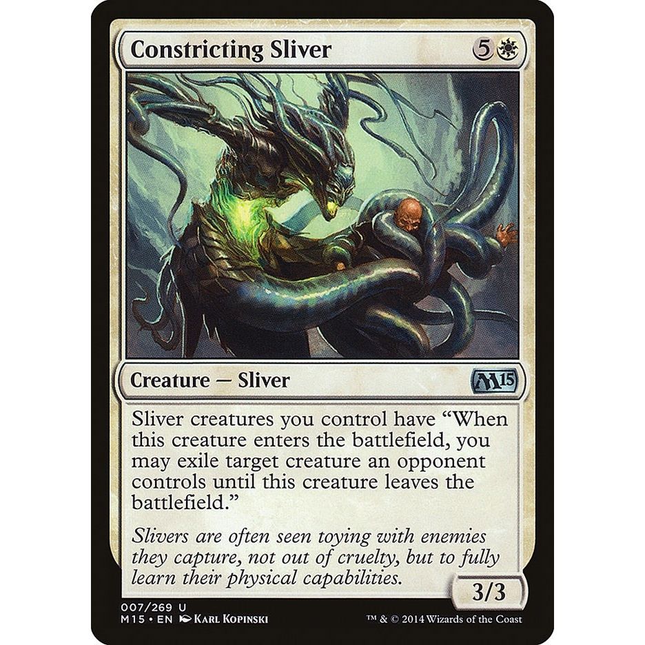 Image for Constricting Sliver (7) (M15) - Magic: The Gathering