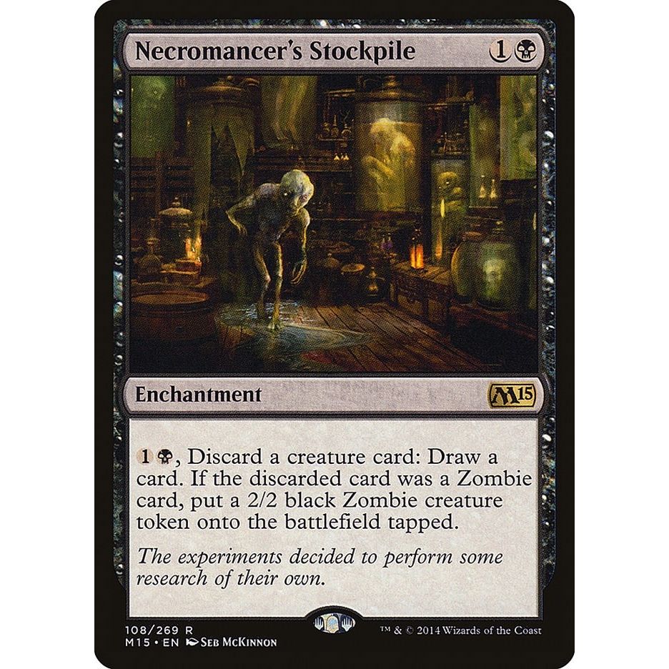 Image for Necromancer's Stockpile (108) (M15) - Magic: The Gathering