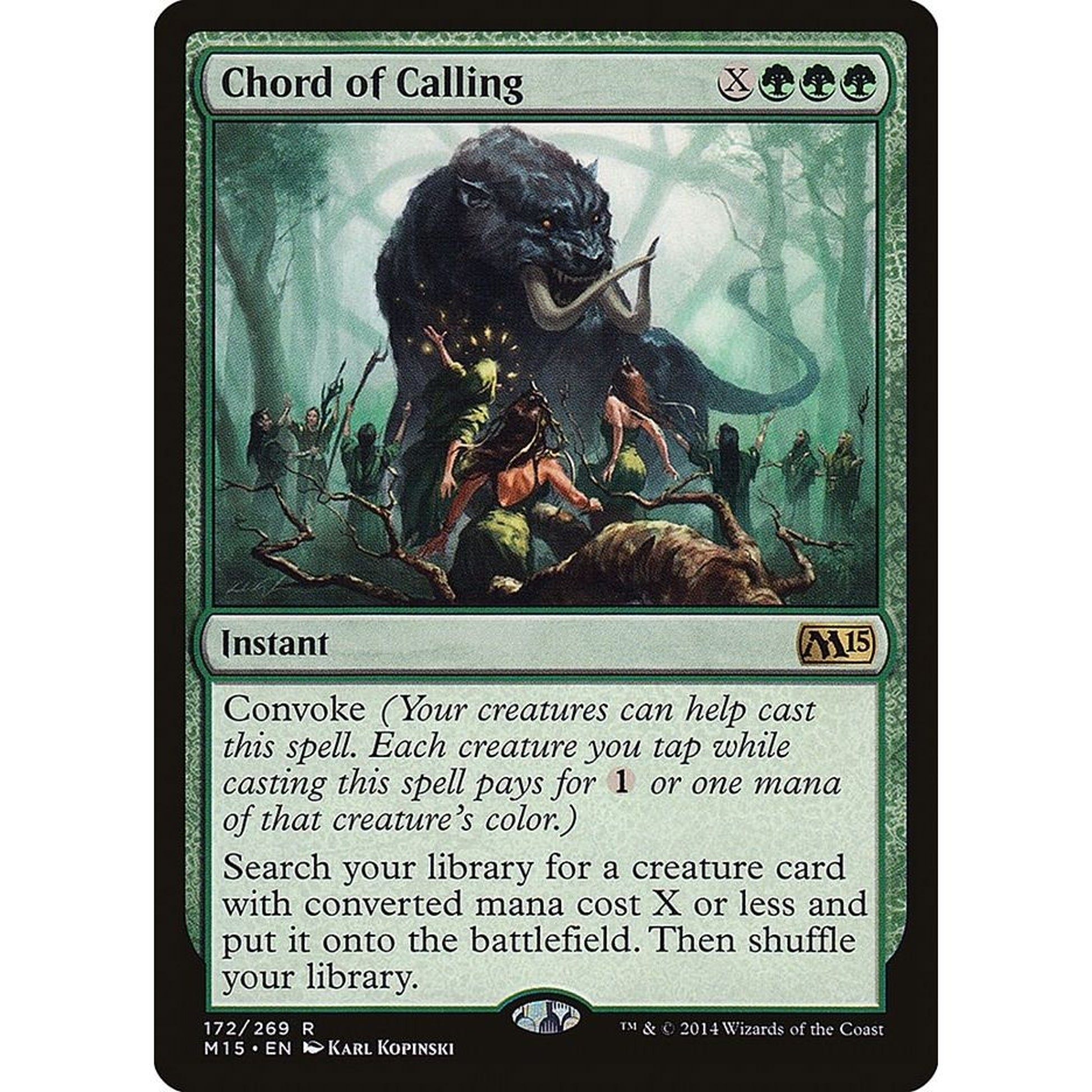 Image for Chord of Calling (172) (M15) - Magic: The Gathering