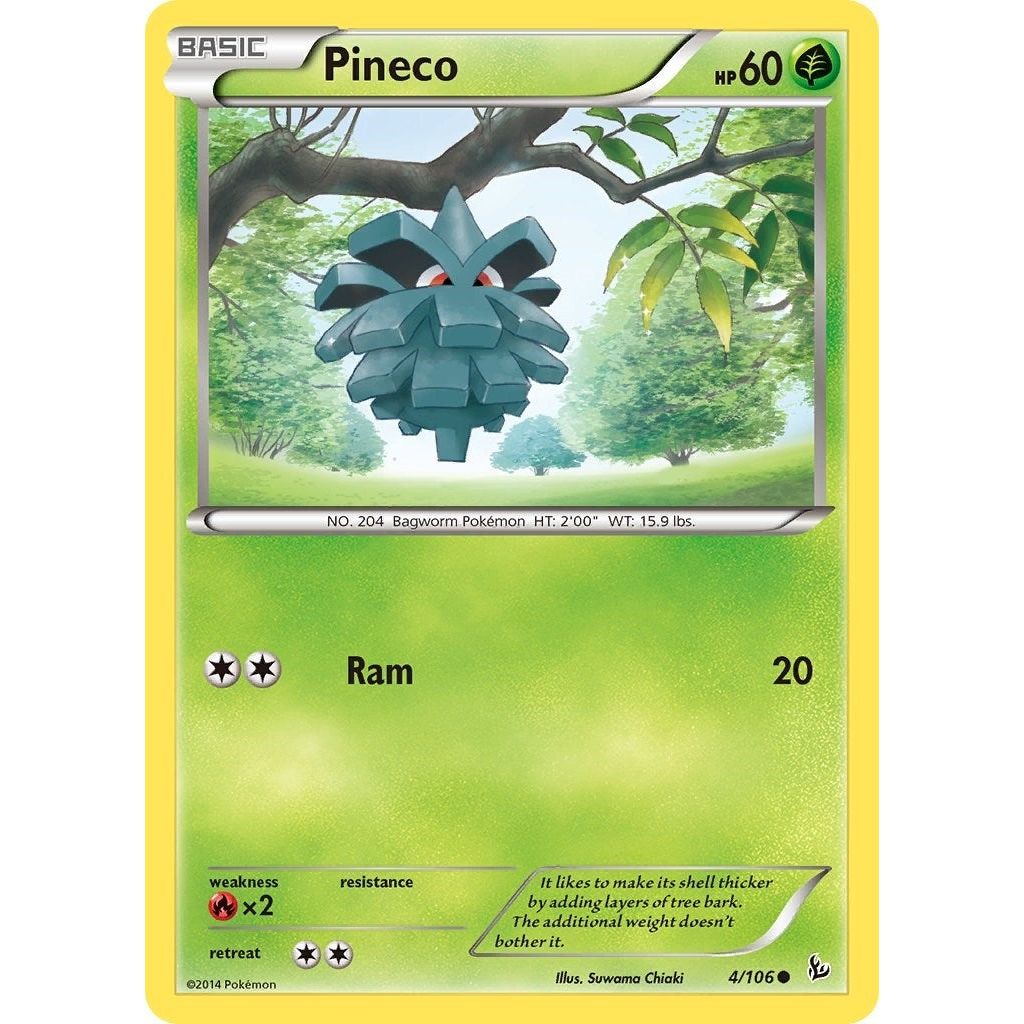 Image for Pineco (4/106) (FLF) - Pokemon