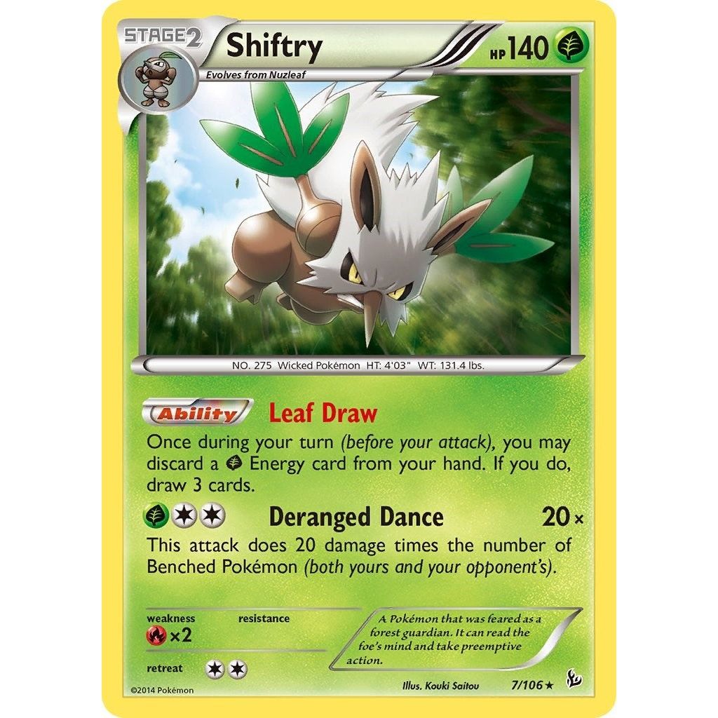 Image for Shiftry (7/106) (FLF) - Pokemon