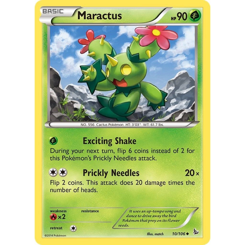 Image for Maractus (10/106) (FLF) - Pokemon