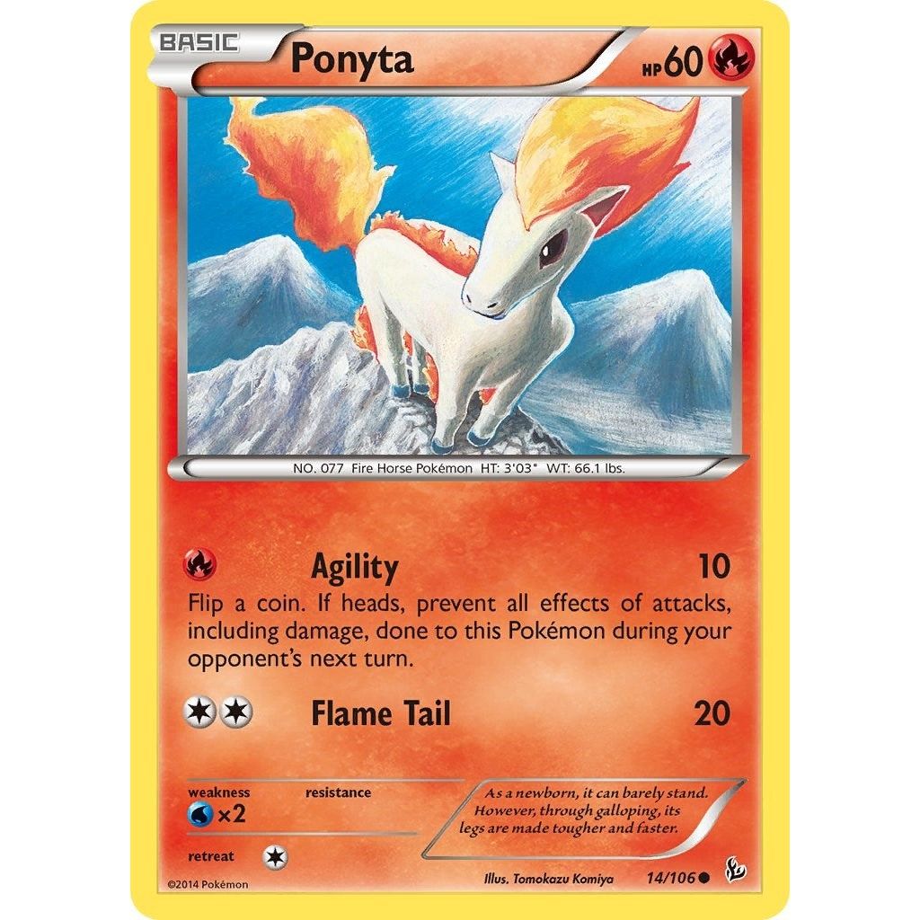 Image for Ponyta (14/106) (FLF) - Pokemon