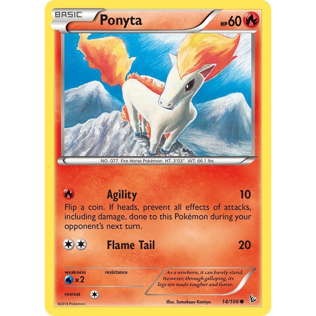 Image for Ponyta (14/106) (FLF) - Pokemon