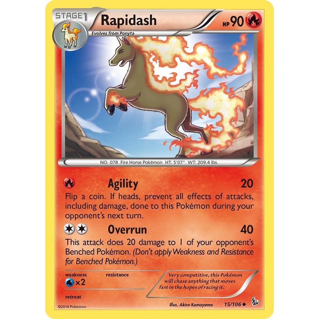 Image for Rapidash (15/106) (FLF) - Pokemon