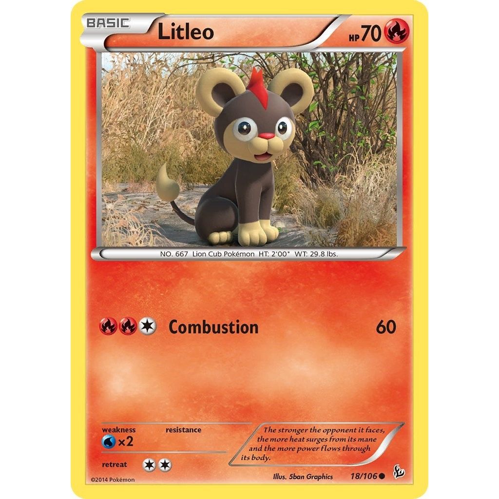 Image for Litleo (18) (18/106) (FLF) - Pokemon