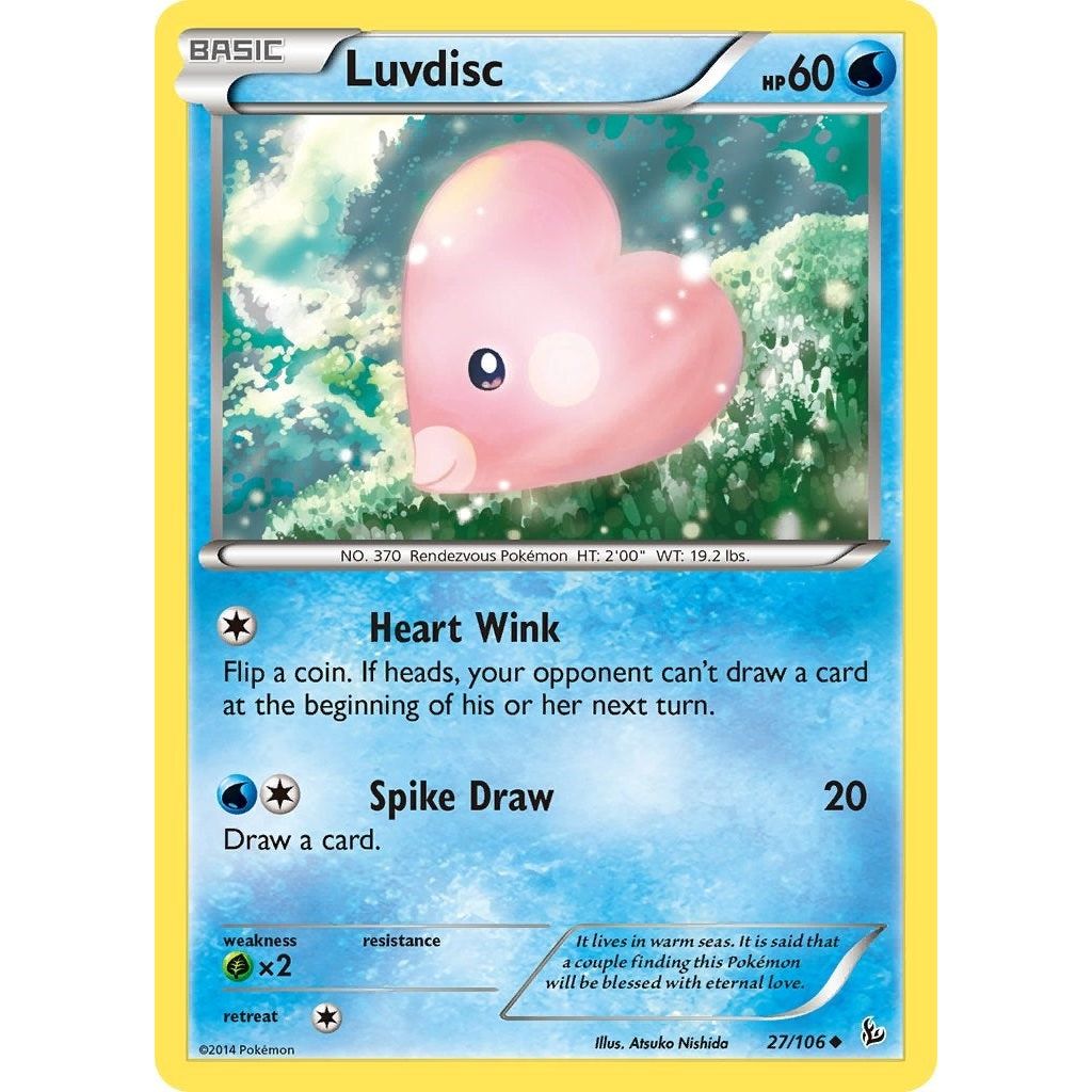 Image for Luvdisc (27/106) (FLF) - Pokemon