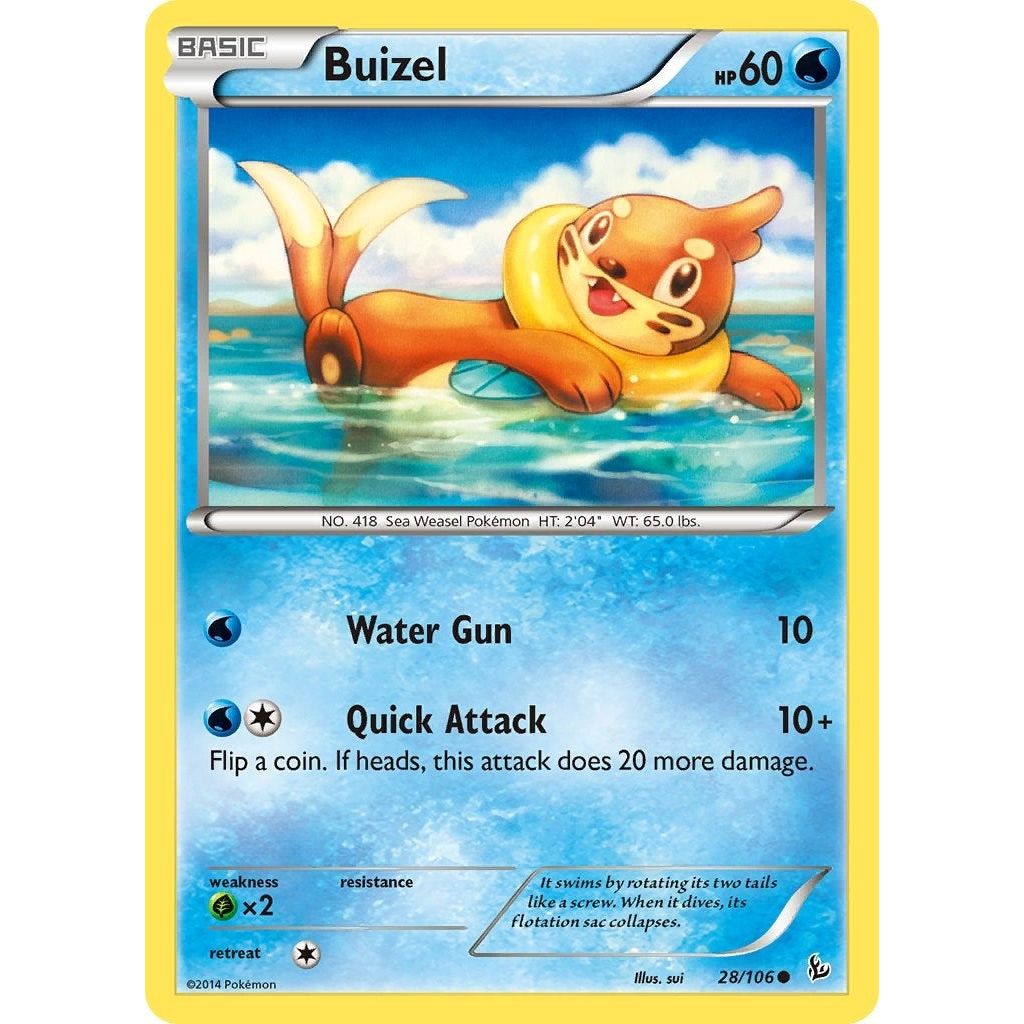 Image for Buizel (28/106) (FLF) - Pokemon