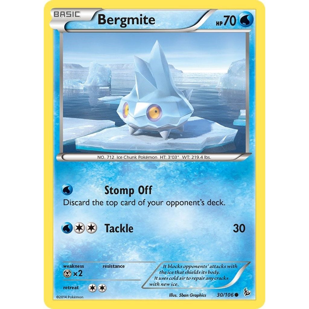 Image for Bergmite (30/106) (FLF) - Pokemon